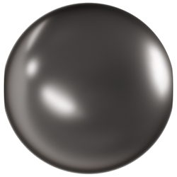 Aurora Crystal Pearl Bead - Round 03MM DARK GREY (1517)