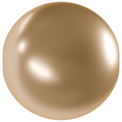 Aurora Crystal Pearl Bead - Round 06MM GOLD (2516)