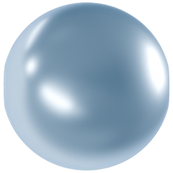 Aurora Crystal Pearl Bead - Round 06MM LIGHT BLUE (7505)