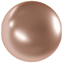 Aurora Crystal Pearl Bead - Round 04MM ROSE GOLD (3524)