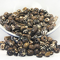 Genuine Bead Bone Assorted Mix 1172 BROWN ANTIQUED BONE