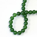 Gemstone Bead - Smooth Round 1.2MM Diameter Hole 08MM QUARTZ DYED TAIW JADE