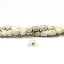 Gemstone Bead - Smooth Nugget 2.5MM Diameter Hole 06x8MM RIVERSTONE