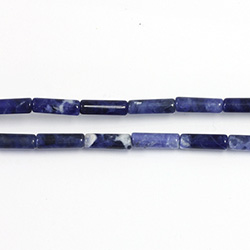 Gemstone Bead - Smooth Tube 13x4 TIGEREYE