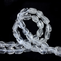 Gemstone Bead - Baroque Small Nugget CRYSTAL QUARTZ (13mm - 9mm range)