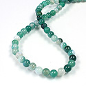 Gemstone Bead - Smooth Round 06MM AGATE DYED JADE