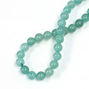 Gemstone Bead - Smooth Round 08MM AVENTURINE-LIGHT GREEN