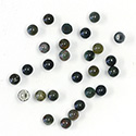 Gemstone Cabochon - Round 03MM BLOODSTONE