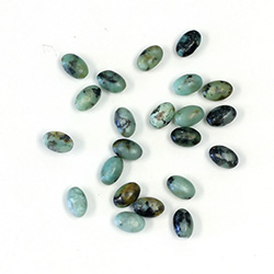 Gemstone Cabochon - Oval 06x4MM AFRICAN TURQUOISE