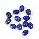 Gemstone Cabochon - Oval 08x6MM LAPIS LAZULI
