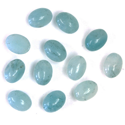 Gemstone Cabochon - Oval 08x6MM AMAZONITE