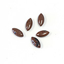 Gemstone Cabochon - Navette 10x5MM RED OBSIDIAN