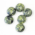 Gemstone Cabochon - Round 12MM YELLOW TURQUOISE