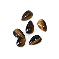 Gemstone Cabochon - Pear 13XX8MM BROWN TIGER EYE