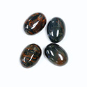 Gemstone Cabochon - Oval 14x10MM BLOODSTONE