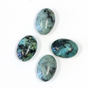 Gemstone Cabochon - Oval 14x10MM AFRICAN TURQUOISE