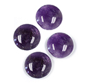 Gemstone Cabochon - Round 16MM AMETHYST (B Grade)