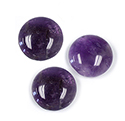 Gemstone Cabochon - Round 18MM AMETHYST (B Grade)