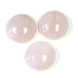 Gemstone Cabochon - Round 18MM ROSE QUARTZ