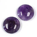 Gemstone Cabochon - Round 20MM AMETHYST (B Grade)