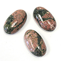 Gemstone Cabochon - Oval 24x14MM EPIDOTE