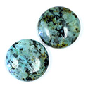 Gemstone Cabochon - Round 25MM AFRICAN TURQUOISE