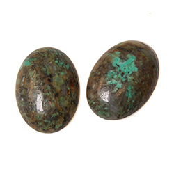Gemstone Cabochon - Oval 25x18MM AFRICAN TURQUOISE