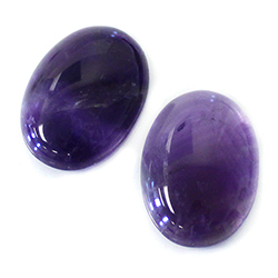 Gemstone Cabochon - Oval 25x18MM AMETHYST (B grade)