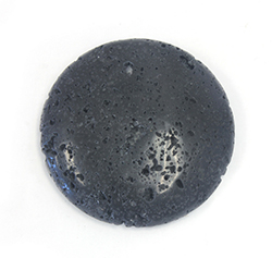 Gemstone Cabochon - Round 40MM LAVA BLACK