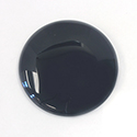 Gemstone Cabochon - Round 40MM BLACK ONYX