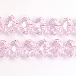 Chinese Cut Crystal Bead - Rondelle 08x10MM ROSALINE
