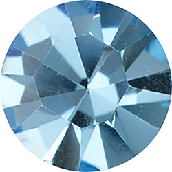 Preciosa Crystal Point Back OPTIMA Foiled Chaton - PP06 AQUAMARINE