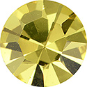 Preciosa Crystal Point Back OPTIMA Foiled Chaton - PP07 CITRINE