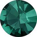 Preciosa Crystal Point Back OPTIMA Foiled Chaton - PP02 EMERALD