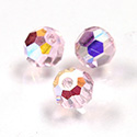 Preciosa Crystal Bead Regular Cut - Round 04MM PINK SAPPHIRE AB