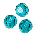 Czech Crystal Bead Regular Cut - Round 08MM BLUE ZIRCON
