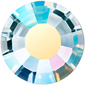 Preciosa Crystal Flat Back Hotfix VIVA12&reg; Chaton Rose - 06SS SILVER AQUAMARINE AB