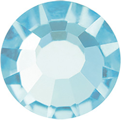 Preciosa Crystal Flat Back VIVA12&reg; Chaton Rose - 30SS AQUA BOHEMICA