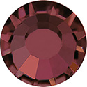 Preciosa Crystal Flat Back VIVA12® Chaton Rose - 16SS BURGUNDY