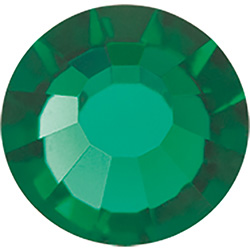 Preciosa Crystal Flat Back VIVA12&reg; Chaton Rose - 09SS EMERALD