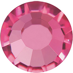 Preciosa Crystal Flat Back Hotfix VIVA12&reg; Chaton Rose - 05SS FUCHSIA
