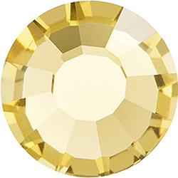 Preciosa Crystal Flat Back VIVA12&reg; Chaton Rose - 16SS LIGHT TOPAZ