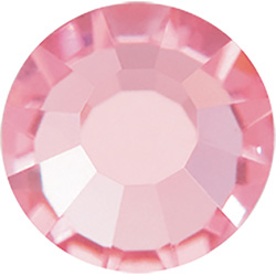 Preciosa Crystal Flat Back Hotfix VIVA12&reg; Chaton Rose - 34SS ROSE