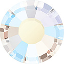 Preciosa Crystal Flat Back Hotfix VIVA12&reg; Chaton Rose - 10SS LIGHT GOLD QUARTZ AB