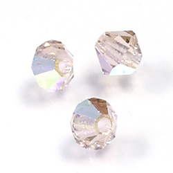 Preciosa Crystal Bead - Bicone 04MM VINTAGE ROSE AB