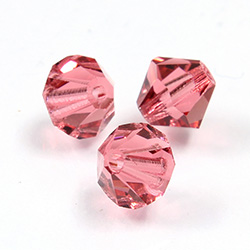 Preciosa Crystal Bead - Bicone 06MM INDIAN PINK