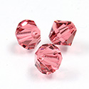 Preciosa Crystal Bead - Bicone 04MM INDIAN PINK