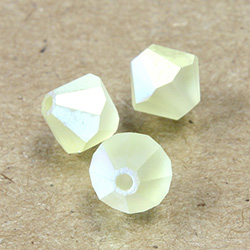 Preciosa Crystal Bead - Bicone 06MM MATTE JONQUIL AB