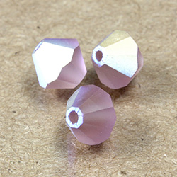 Preciosa Crystal Bead - Bicone 06MM MATTE LT AMETHYST AB