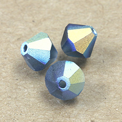 Preciosa Crystal Bead - Bicone 06MM MATTE MONTANA AB